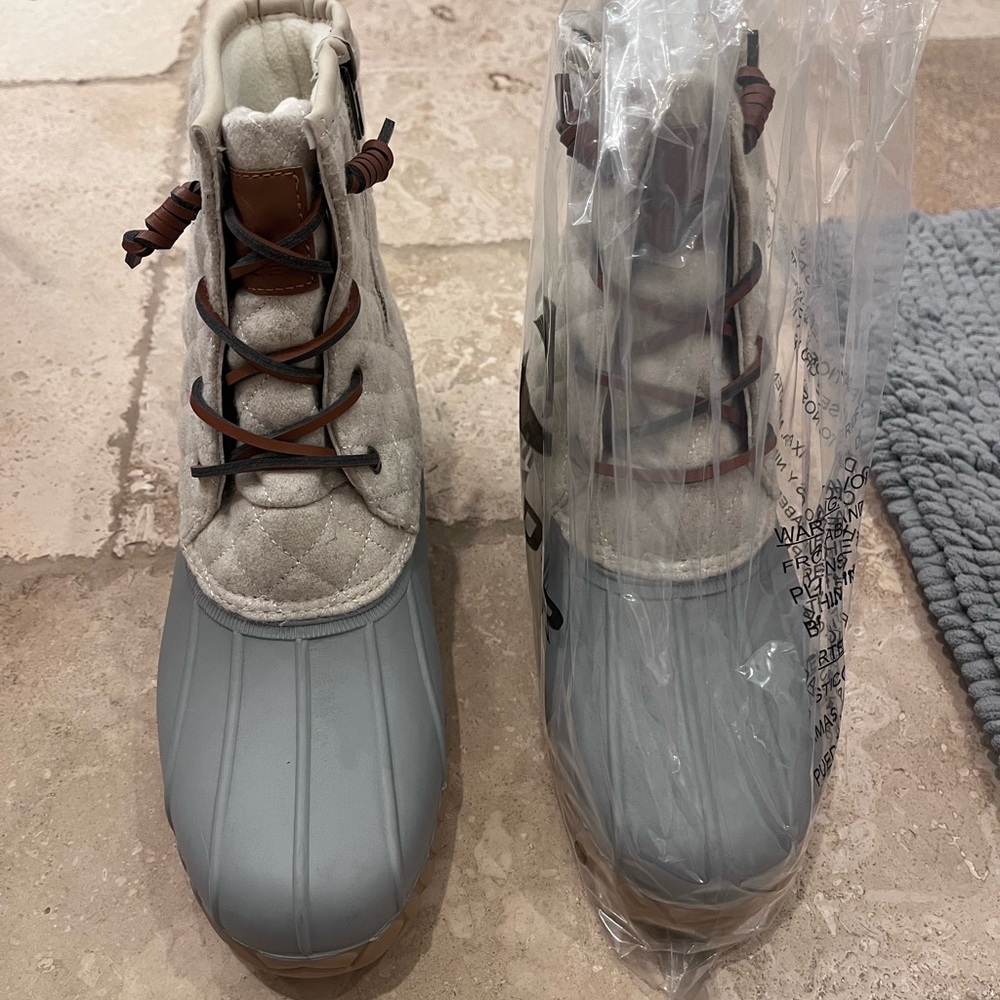 Aleader fleece lined duck boots